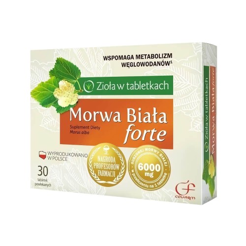 Witte moerbei forte 6000 mg 30 tabletten Colfarm
