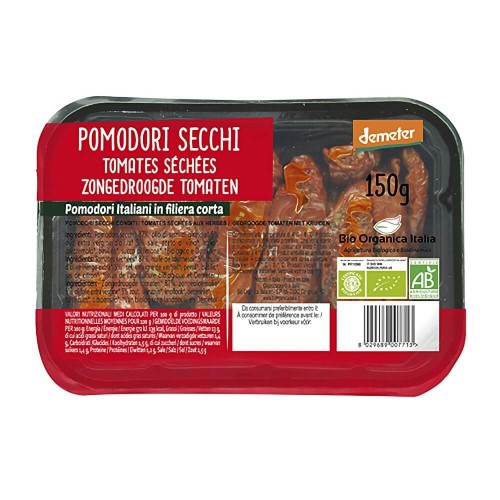 TOMATOES DRIED PICKLED TRAY BIO 150 g - BIO ORGANICA ITALIA