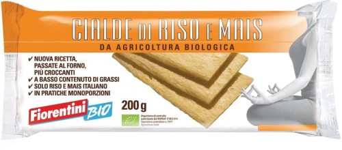 RIJST- EN MAISKRISTALBROOD GLUTENVRIJ BIO 200 g - FIORENTINI