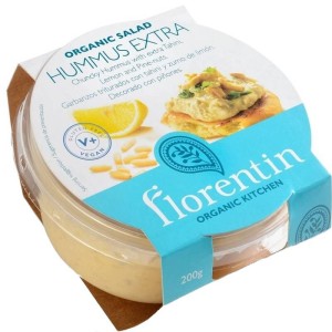 HUMMUS EKSTRA WITH PINE NUTS GLUTEN-FREE BIO 200 g - FLORENTIN