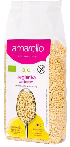 MILLET WITH HONEY GLUTEN-FREE BIO 150 g - AMARELLO