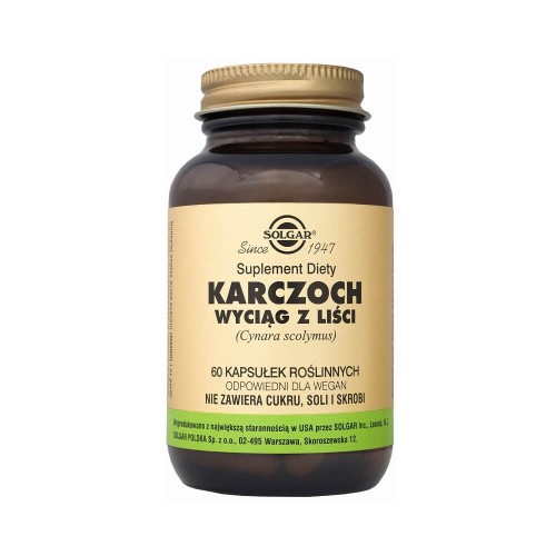 Artichoke leaf extract 60 capsules Solgar