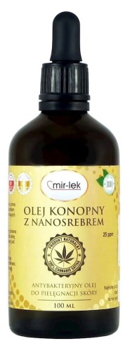 HUILE DE CHANVRE À L'ARGENT NANOS 100 ml - MIR-LEK