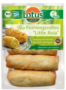 VEGETABLE SPRING ROLLS WITH PINEAPPLE BIO 200 g - LOTUS
