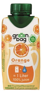 ORANGE JUICE CONCENTRATE BIO 200 ml - GREEN-BAG