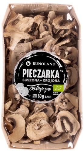 CHAMPIGNONS TRANCHÉS BIO SÉCHÉS 60 g - RUNOLAND