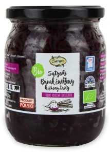 BEETROOT PICKLED GRATED BIO 450 g - SĄTYRZ
