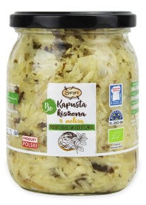 SAUERKRAUT WITH MELISSA BIO 450 g - SĄTYRZ