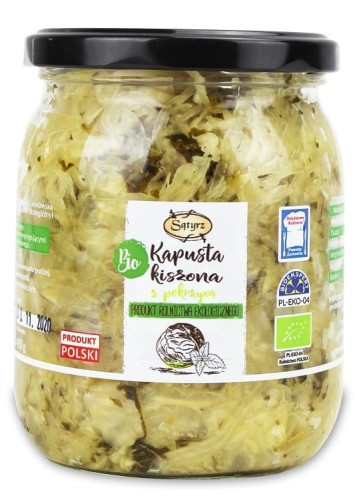 Sauerkraut with nettle BIO 450 g - SĄTYRZ