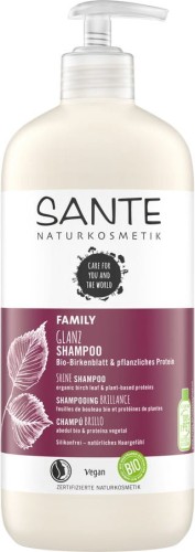 Berkenbladeren shampoo en plantaardige eiwitten Eco 500 ml - Sante
