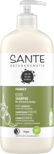 SHAMPOOING RÉNOVANT HUILE D'OLIVE ET LAIT APRÈS ECO 500 ml - SANTE