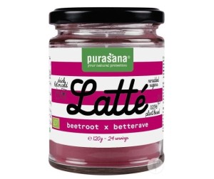 BEET LATTE POWDER DRINK GLUTEN-FREE BIO 120 g - PURASANA