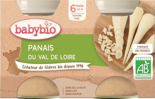 Parsnip puree (from 4 months of age) BIO gluten free 2x130 g BabyBio