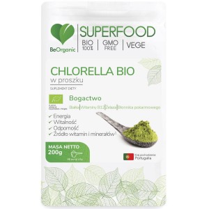 Chlorella BIO powder 66 portion 200g BeOrganic MedicaLine