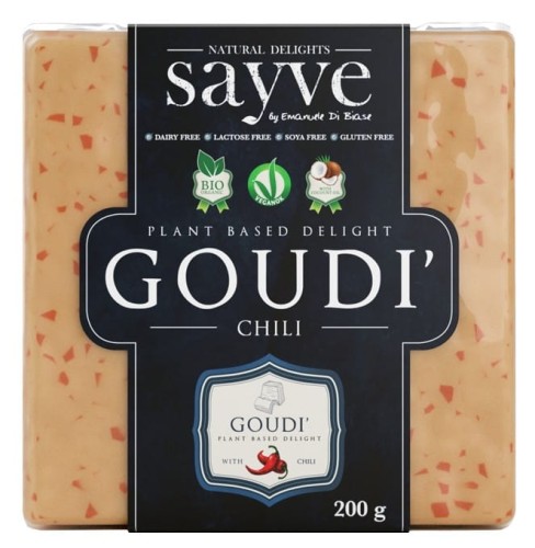 VEGAN PRODUCT WITH CHICKPEA, ARROWROOT AND CHILI LACTOSE-FREE GLUTEN-FREE BIO 200 g - SAYVE 