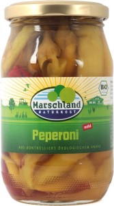 PEPERONI PEPERONI IN PICKLE BIO 320 g (150 g) - MARSCHLAND NATURKOST