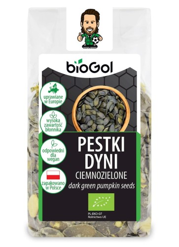 DONKERGROENE POMPOENZADEN (GETEELT IN EUROPA) BIO 150 g - BIOGOL