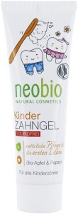 TOOTHPASTE WITHOUT FLUORIDE FOR CHILDREN APPLE PAPAYA EKO 50 ml - NEOBIO