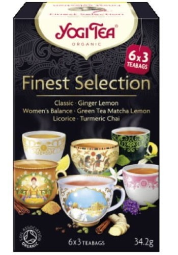 FINEST SELECTION EXPRESS THEE (MIX THEE) BIO (9 x 2 ZAKJES) 34,6 g - YOGI TEA