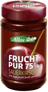 KERSENMOUSSE (75% FRUIT) BIO 250 g - ALLOS