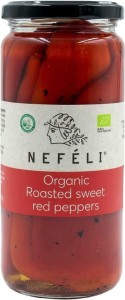 RODE PEPERS GEBAKKEN IN BIO MARINE 460 g (350 g) - NEFELI