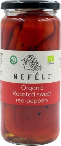 RODE PEPERS GEBAKKEN IN BIO MARINE 460 g (350 g) - NEFELI