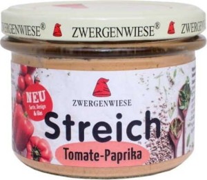 ZONNEBLOEMPASTA MET TOMATEN EN PEPERS GLUTENVRIJ BIO 180 g - ZWERGENWIESE