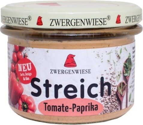 ZONNEBLOEMPASTA MET TOMATEN EN PEPERS GLUTENVRIJ BIO 180 g - ZWERGENWIESE