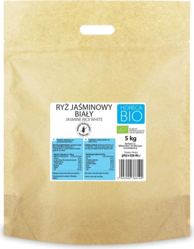 WITTE JASMIJN RIJST GLUTENVRIJ BIO 5 kg - HORECA