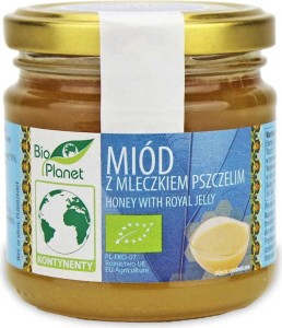 HONING MET BIJENMELK BIO 250 g - BIO PLANET