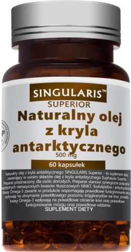 Natural Antarctic Krill Oil 500 mg 60 Singularis capsules