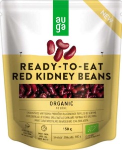 Kidney red beans without marinade BIO 150 g AUGA