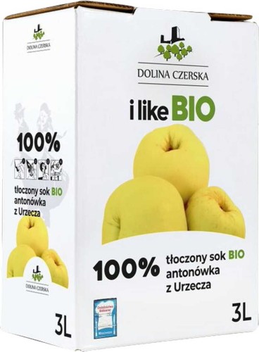 APPLE JUICE ANTONÓWKA NFC BIO 3 L - CZERSKA VALLEY