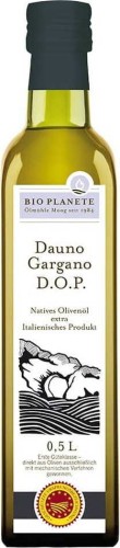 OLIVE OIL EXTRA VIRGIN DAUNO GARGANO D.O.P. BIO 500 ml - BIO PLANETE