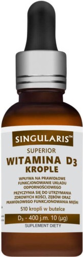 Vitamin D3 400 IU 10 μg drops 510 drops Singularis