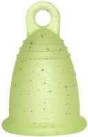 MENSTRUATION CUP GREEN SIZE S - ME LUNA (NATURAL)