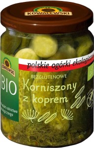 Canned cucumbers with fennel BIO GLUTEN FREE 480 g (220 g) - KOWALEWSKI