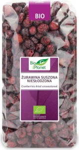 ŻURAWINA SUSZONA NIESŁODZONA BIO 150 g - BIO PLANET