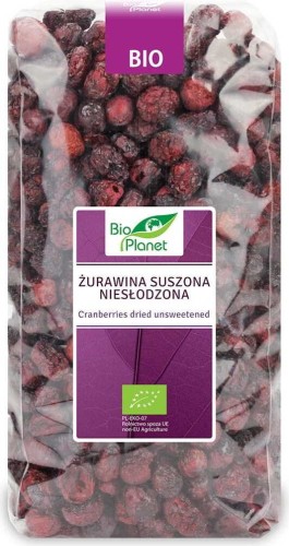 ŻURAWINA SUSZONA NIESŁODZONA BIO 150 g - BIO PLANET