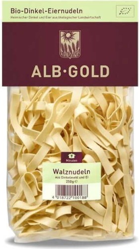 Makaron orkiszowy wstążka gruba 250g EKO ALB-GOLD