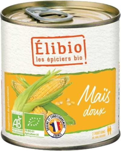 Sweet corn in a can 300g EKO Elibio