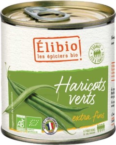 Green string bean 800g EKO Elibio