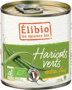 Green string bean 400g EKO Elibio