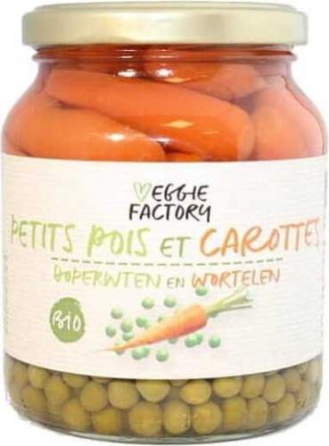 Doperwtjes met wortel 350g EKO Veggie Factory