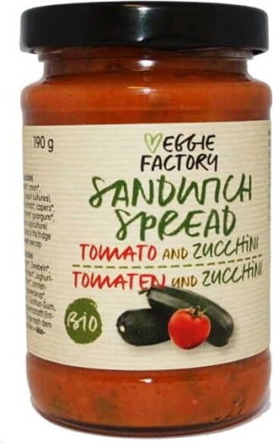 Tomato and zucchini paste 190g EKO Veggie Factory