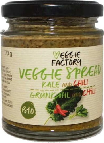 Vegetable paste with kale and chili 170g EKO Veggie Factory