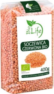 Red lentils 400g EKO Bio Life