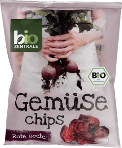 Beetroot chips without gluten 90g EKO Bio-Zentrale