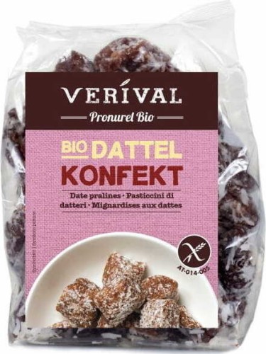 Date pralines without gluten 200g EKO Verival