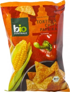 Peper tortillachips zonder gluten 125g EKO Bio-Zentrale